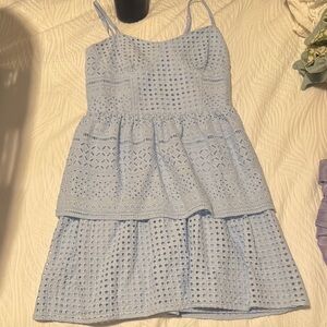 Light Blue Eyelet Sundress